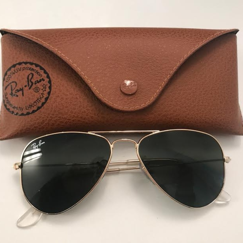 Ray-Ban Arista RB3044 Gold Small Aviator Sunglasse